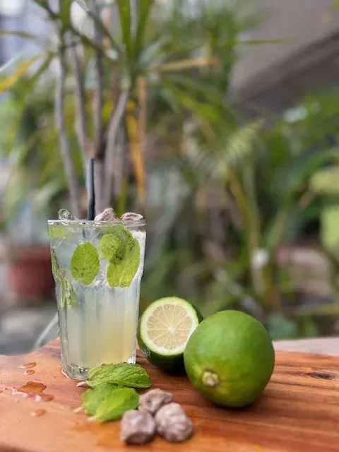 Iced lime drink with calamansi and asam boi